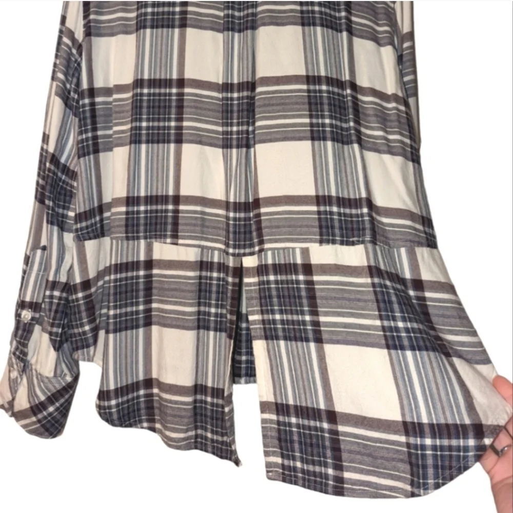 Cloth & Stone Plaid Button Down - Picture 8 of 14